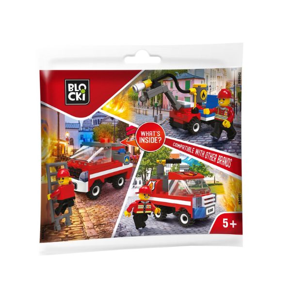 KOCKE BLOCKI VATROGASNA VOZILA IZNENADJENJA 62PCS