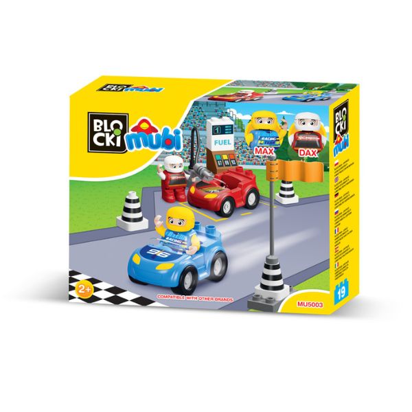 KOCKE BLOCKI MUBI TRKACKI AUTOMOBILI 19PCS