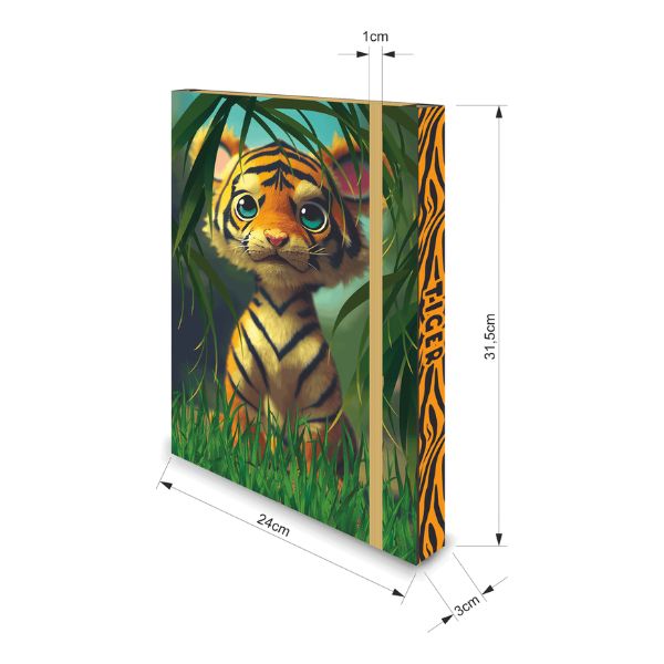 FASCIKLA A4 3D BOX TIGER