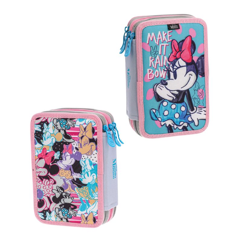 TRIPLE DECKER PERNICA PUNA MINNIE MOUSE 3 ZIPA MAKE IT RAINBOWS 318464