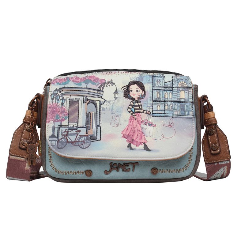 TASNA DAMSKA JANET FLOWERY CITY J-029C 24*6*18 34291