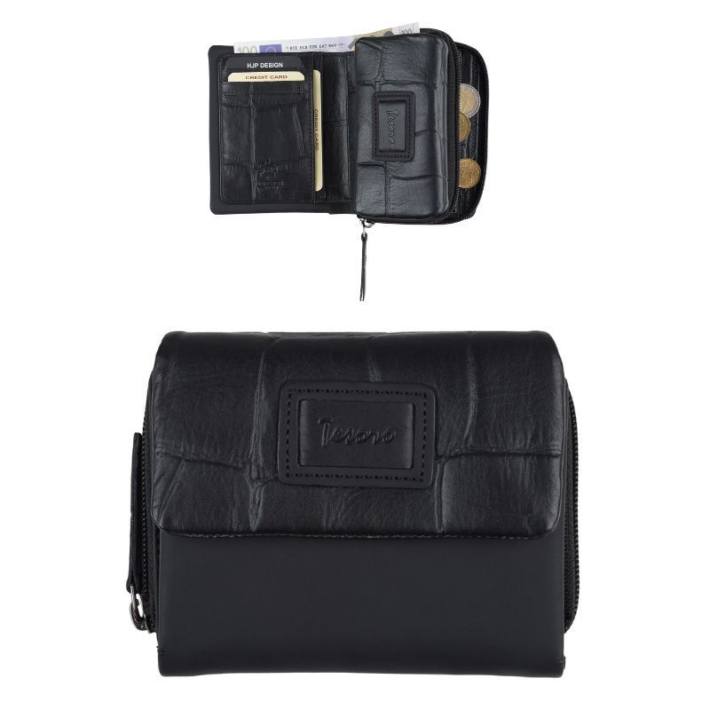 ZENSKI NOVCANIK CRNI 61650.01