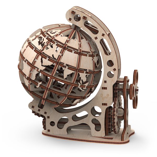 DRVENA SLAGALICA 3D GLOBE S 125 DELOVA