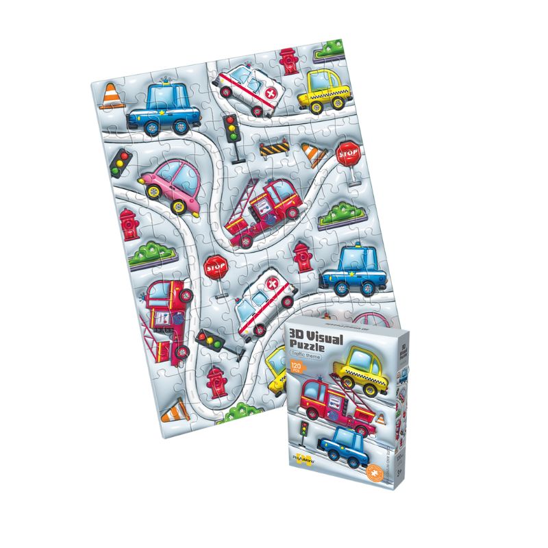 PUZZLE 3D SAOBRACAJ 120PCS 88978