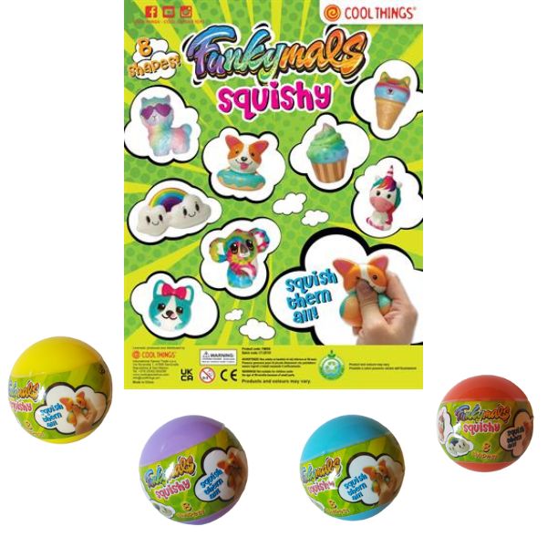 SQUISHY FIGURA U LOPTI 6.5 cm MIX FM006